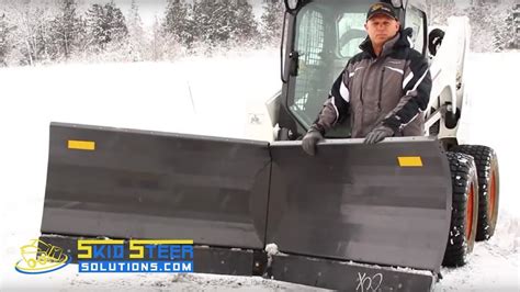 best v plow setup for a skid steer|virnig snow plow.